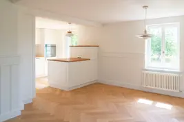 Weisse Küche im Landhausstil