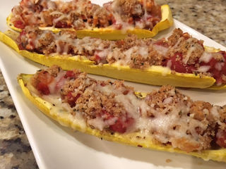 Stuffed Yellow Squash
