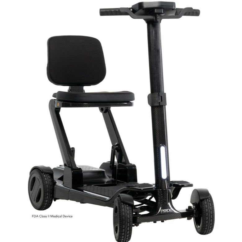 Go Go Carbon Folding Mobility Scooter - Pride Mobility