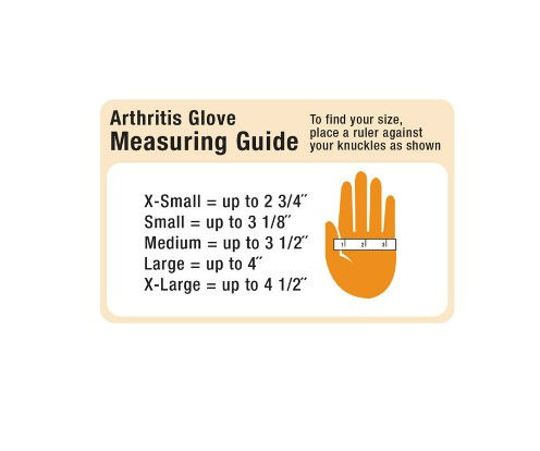 Thumbnail: IMAK Compression Arthritis Gloves - Fingerless Gloves for Arthritis Pain Relief