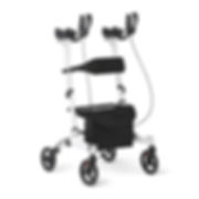 Upright Aluminum Rollator Walker