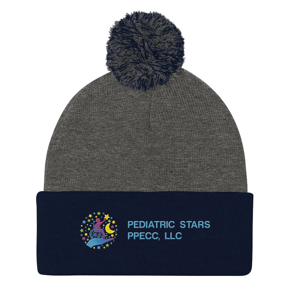 Thumbnail: Pediatric Stars Pom-Pom Beanie