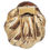 Thumbnail: Vintage Signed Boucher Goldtone Shell Fur Clip, 1947