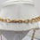 Thumbnail: Vintage 1980s Signed Napier Goldtone Faux-Pearl Sautoir Necklace