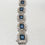 Thumbnail: Vintage 1960s Verified Delizza & Elster Clear & Faux-Sapphire Bracelet