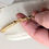 Thumbnail: Vintage Signed Napier Book Piece Goldtone Faux-Ruby Necklace, 1988