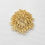 Thumbnail: Vintage Signed Monet Modernist "Palazzo" Goldtone Brooch, 1968
