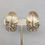 Thumbnail: Vintage Signed Napier Goldtone Over Sterling Feather Clip Earrings