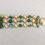 Thumbnail: Vintage 1960s Signed Napier 3-Strand Green AB Bracelet