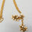 Thumbnail: Vintage 1980s Signed Napier Goldtone Leaves & Faux-Pearl Necklace