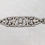 Thumbnail: Vintage Art Deco Clear Rhinestone Bracelet