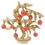 Thumbnail: Vintage 1960s Pauline Rader Beaded Tree Pin