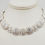 Thumbnail: Napier "Crystal Ice" Rhodium Plate Rhinestone Collar Necklace, 1995