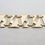 Thumbnail: Vintage Signed Trifari Modernist Enamel Bracelet, 1987