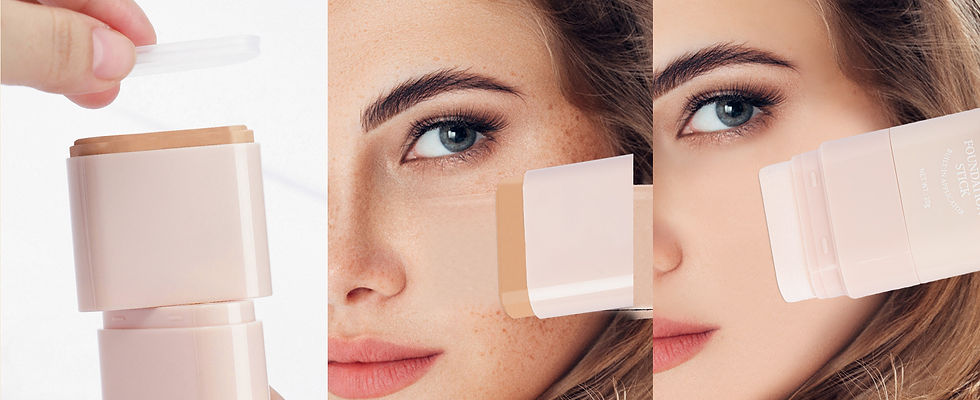 Miniatura: Bastão Facial 2 em 1 O’cheal – Base e Corretivo