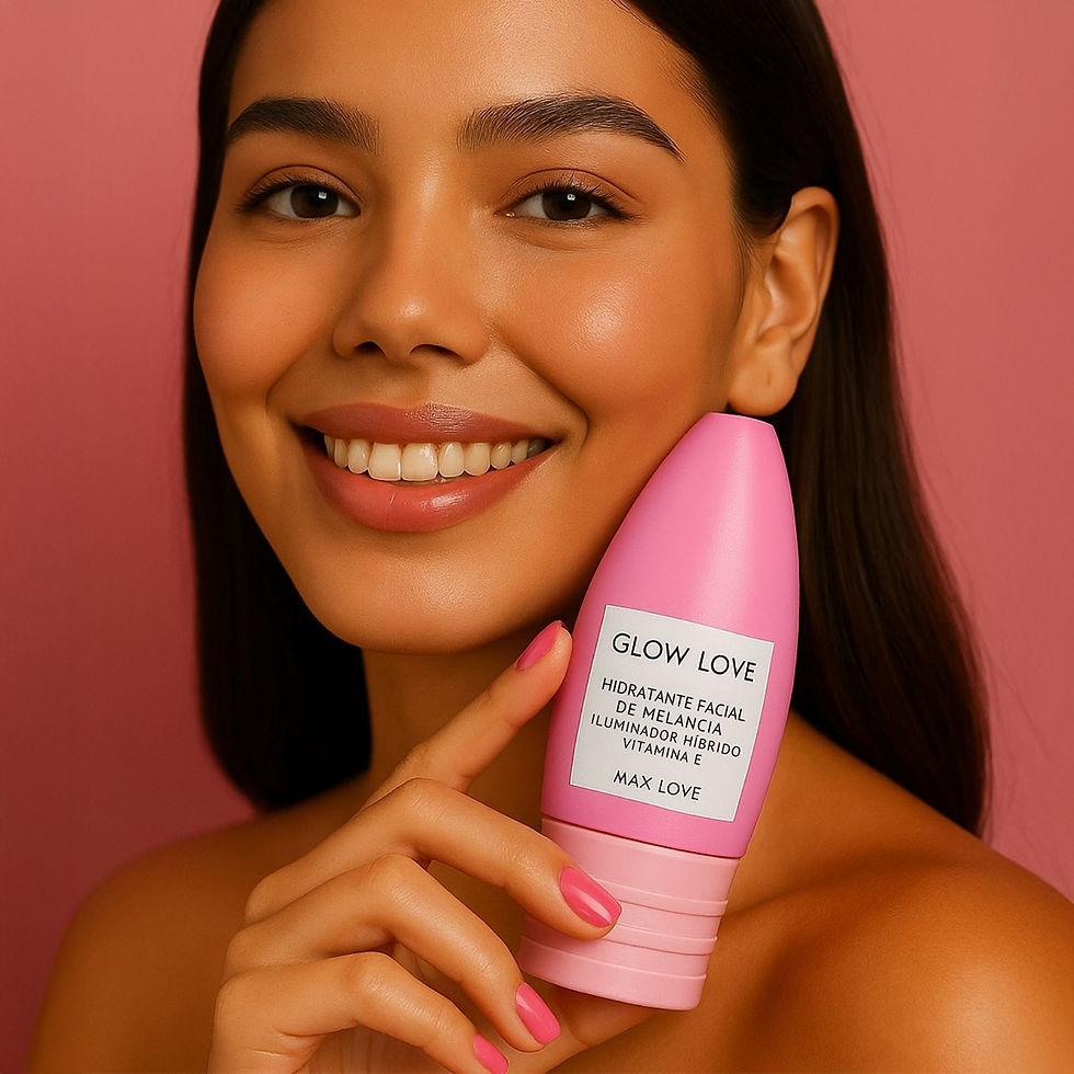 Miniatura: Hidratante Facial de Melancia Glow Love 60g Max Love - com Ácido Hialurônico, Ni