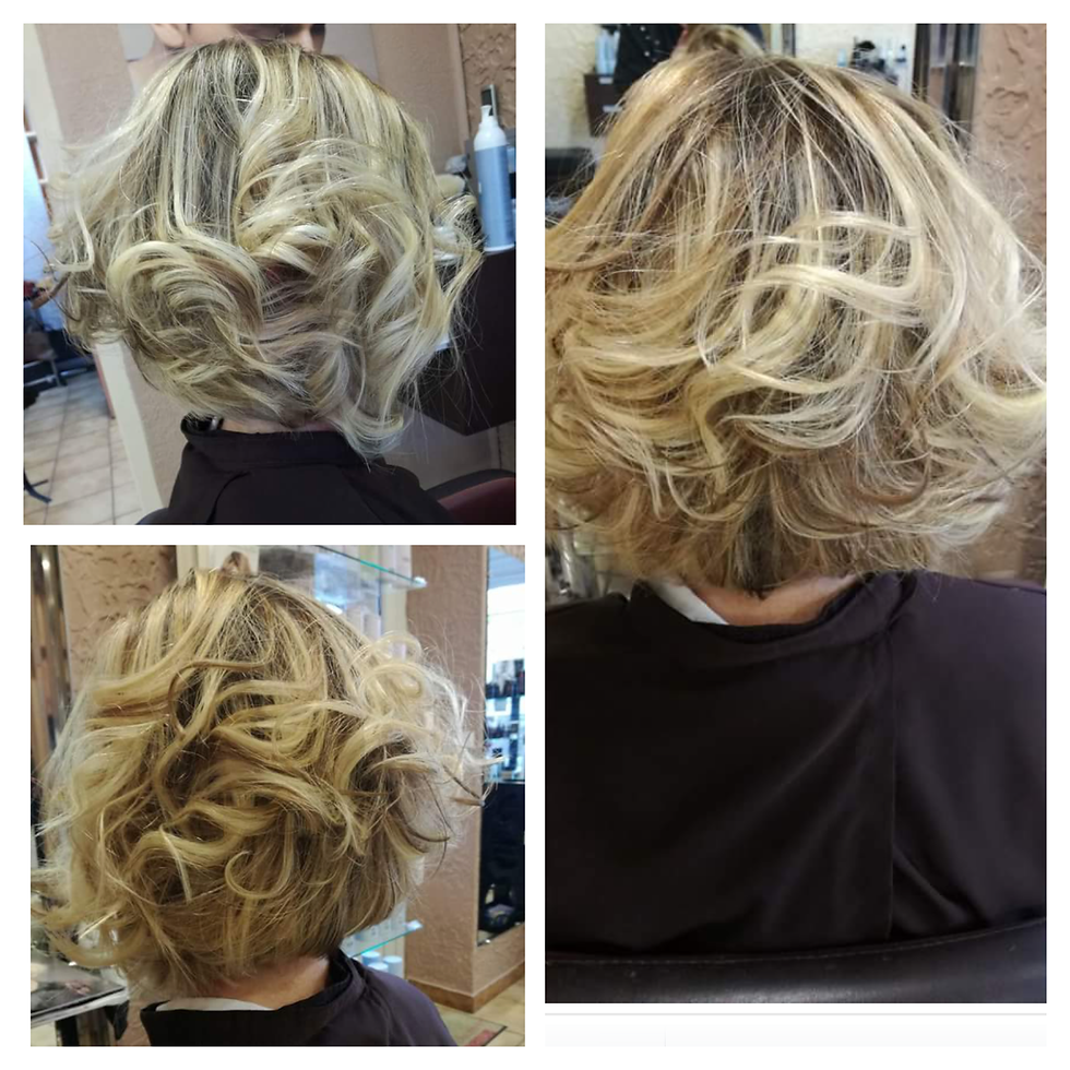blond bouclé