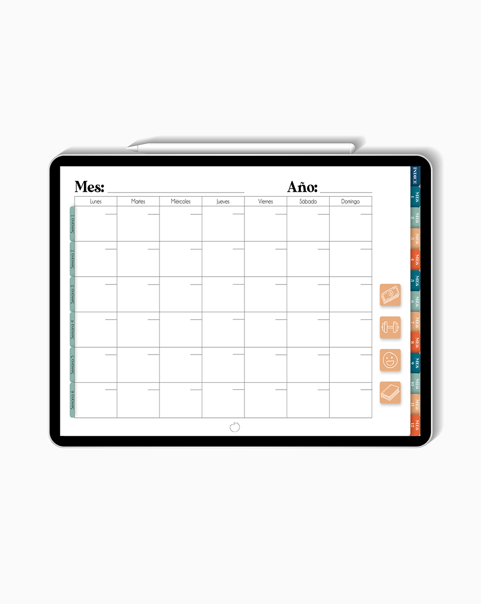 Miniatura: Agenda Digital Atemporal - Retro Horizontal