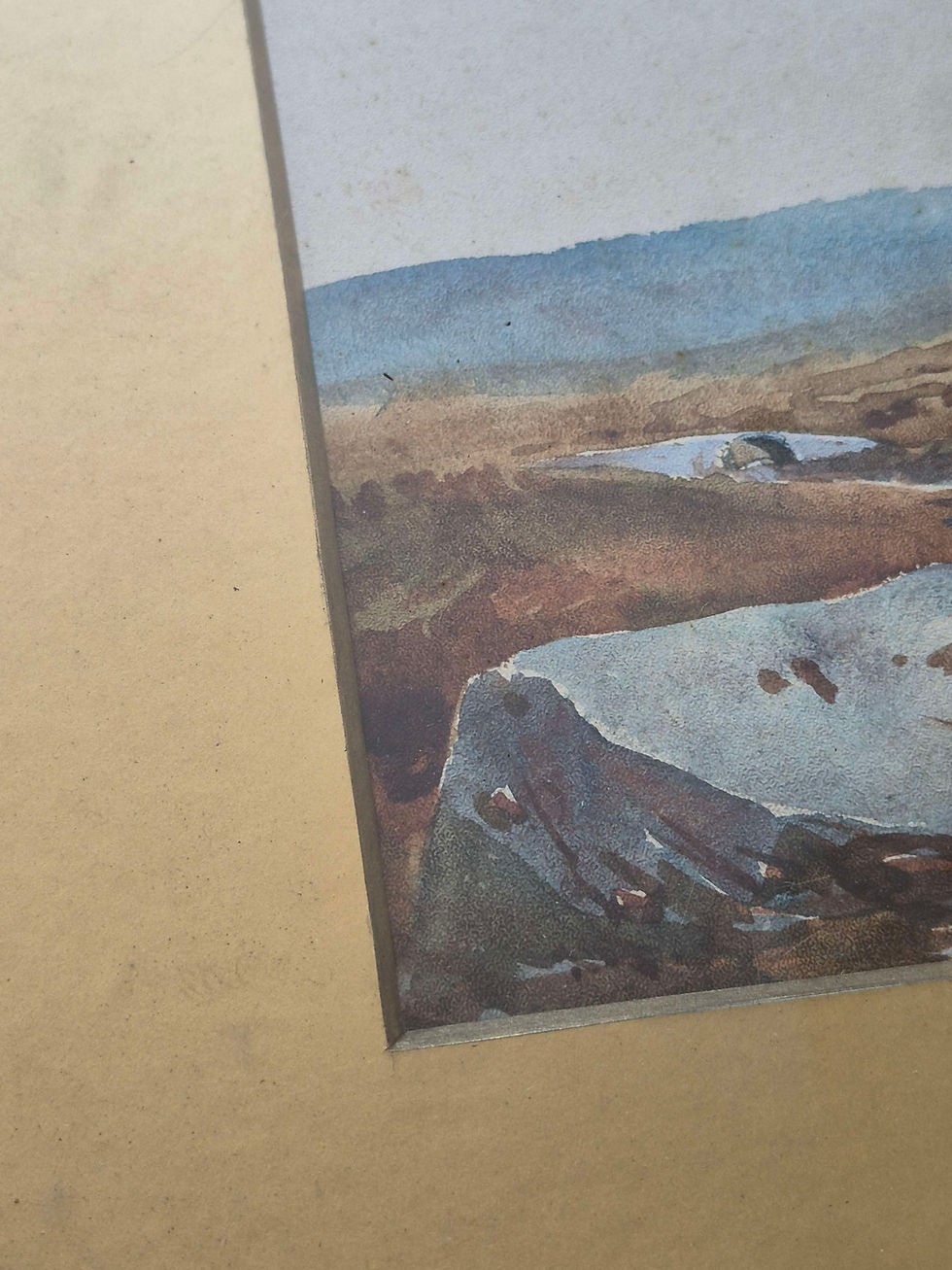 Thumbnail: Antique Signed Watercolour