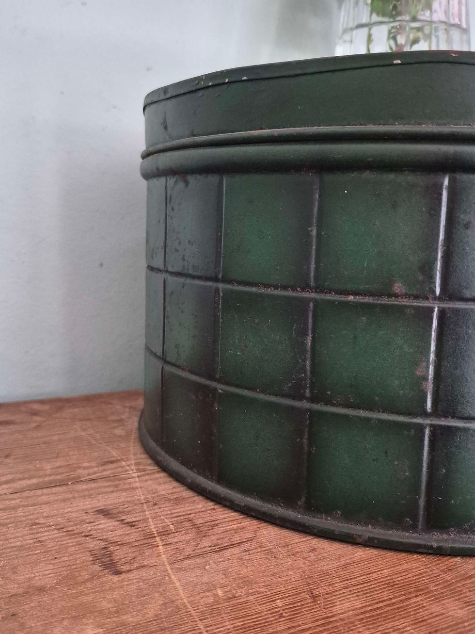 Thumbnail: Vintage Metal Cake Storage Tin