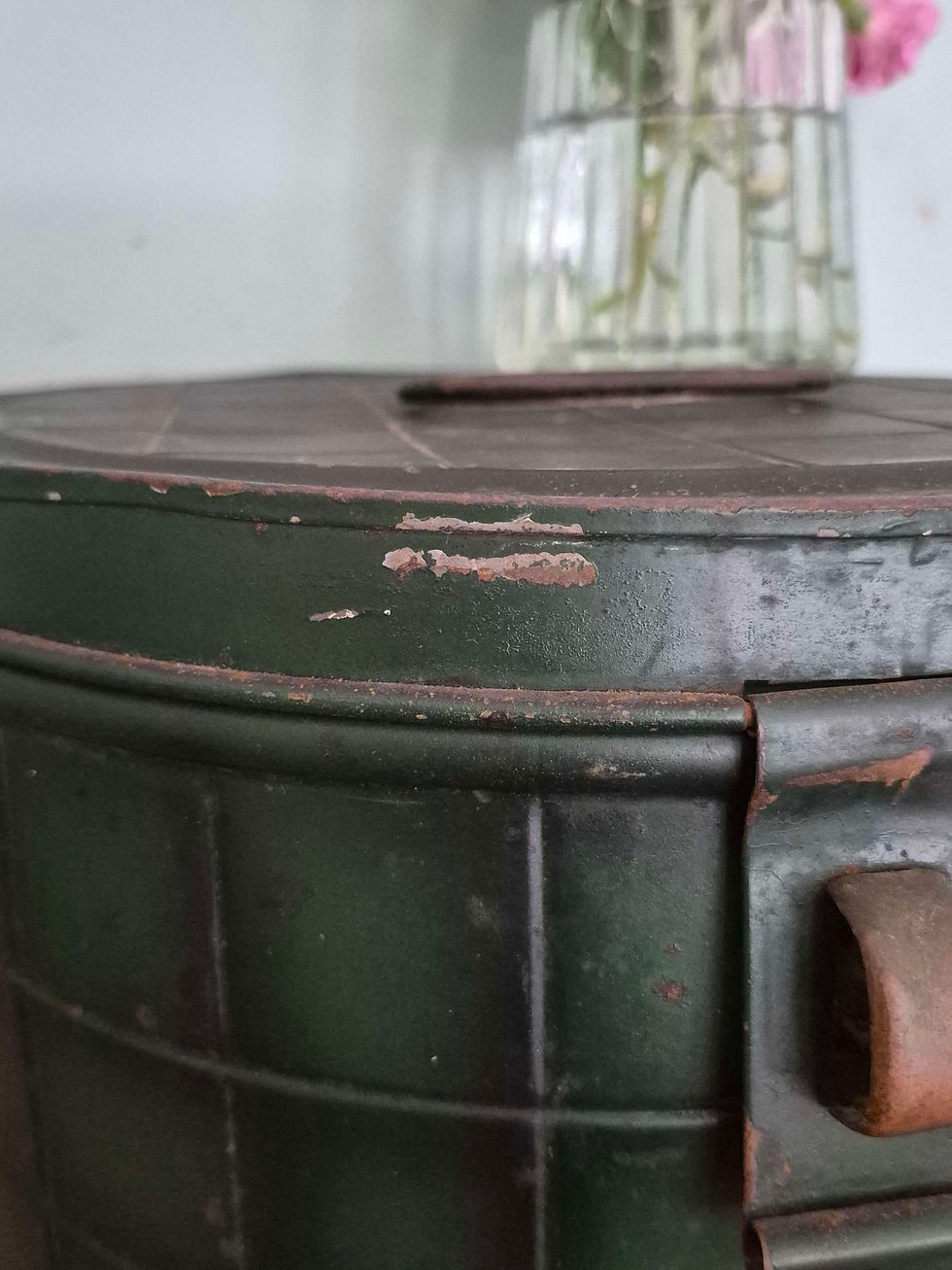 Thumbnail: Vintage Metal Cake Storage Tin