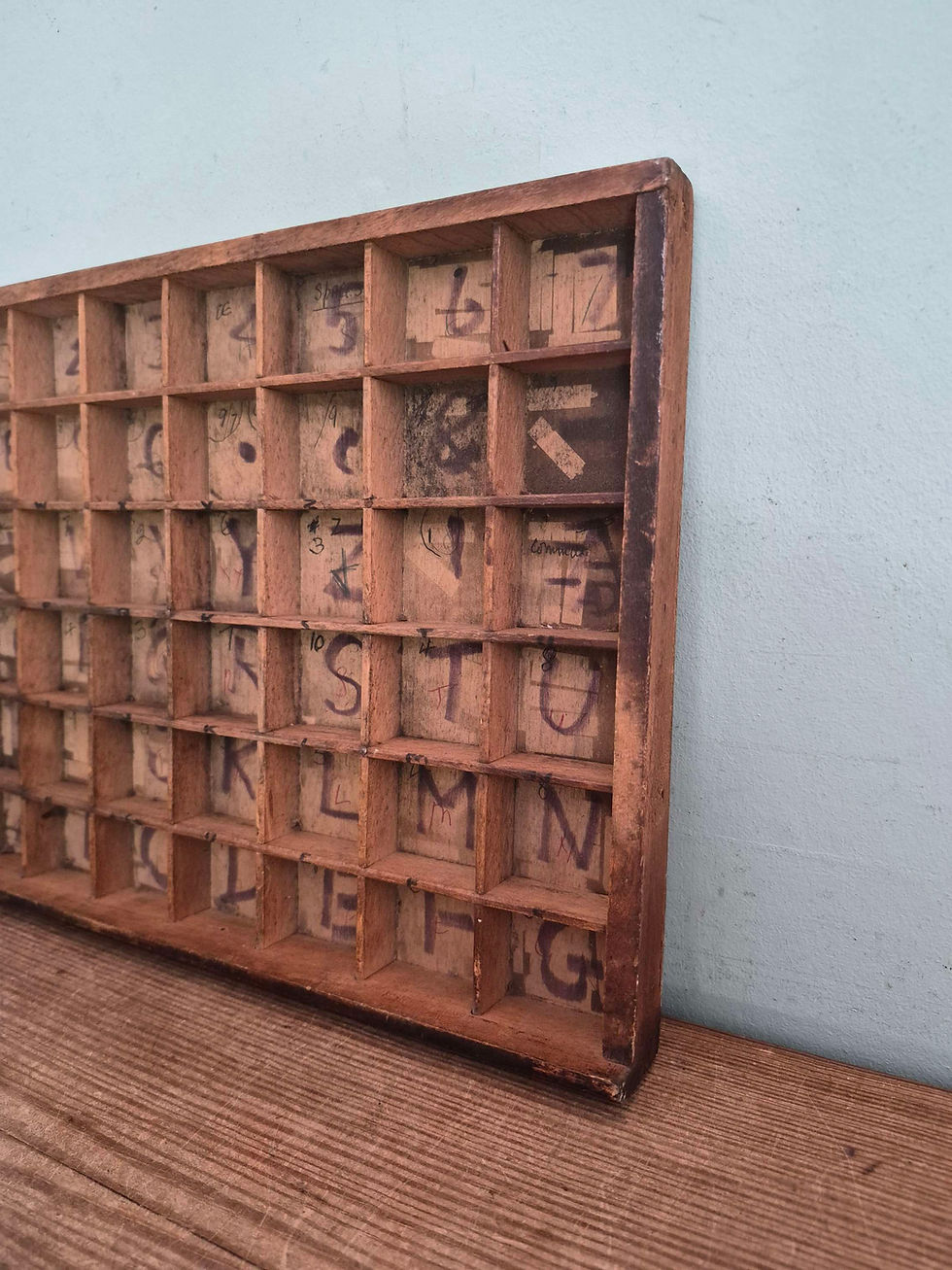 Thumbnail: Vintage Printers Tray