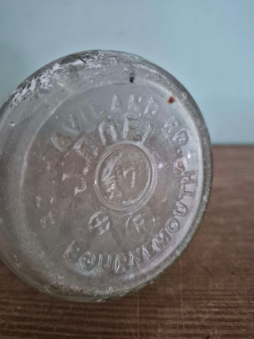 Thumbnail: Vintage Glass Milk Bottle