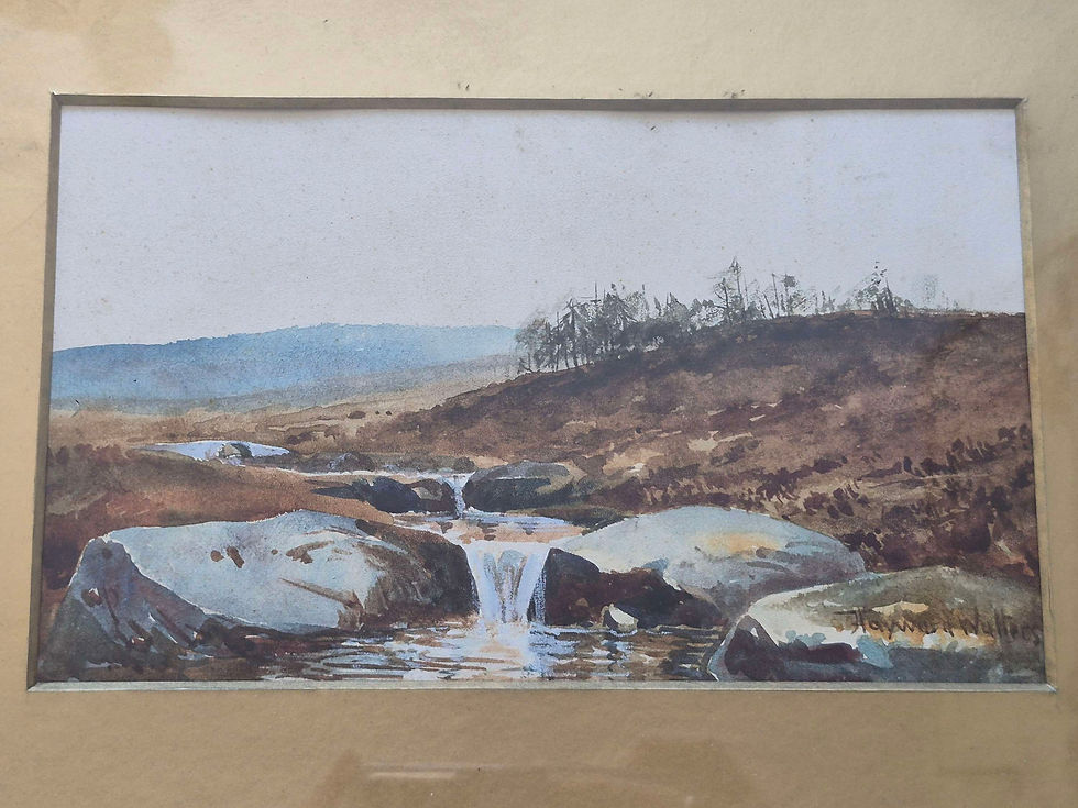 Thumbnail: Antique Signed Watercolour