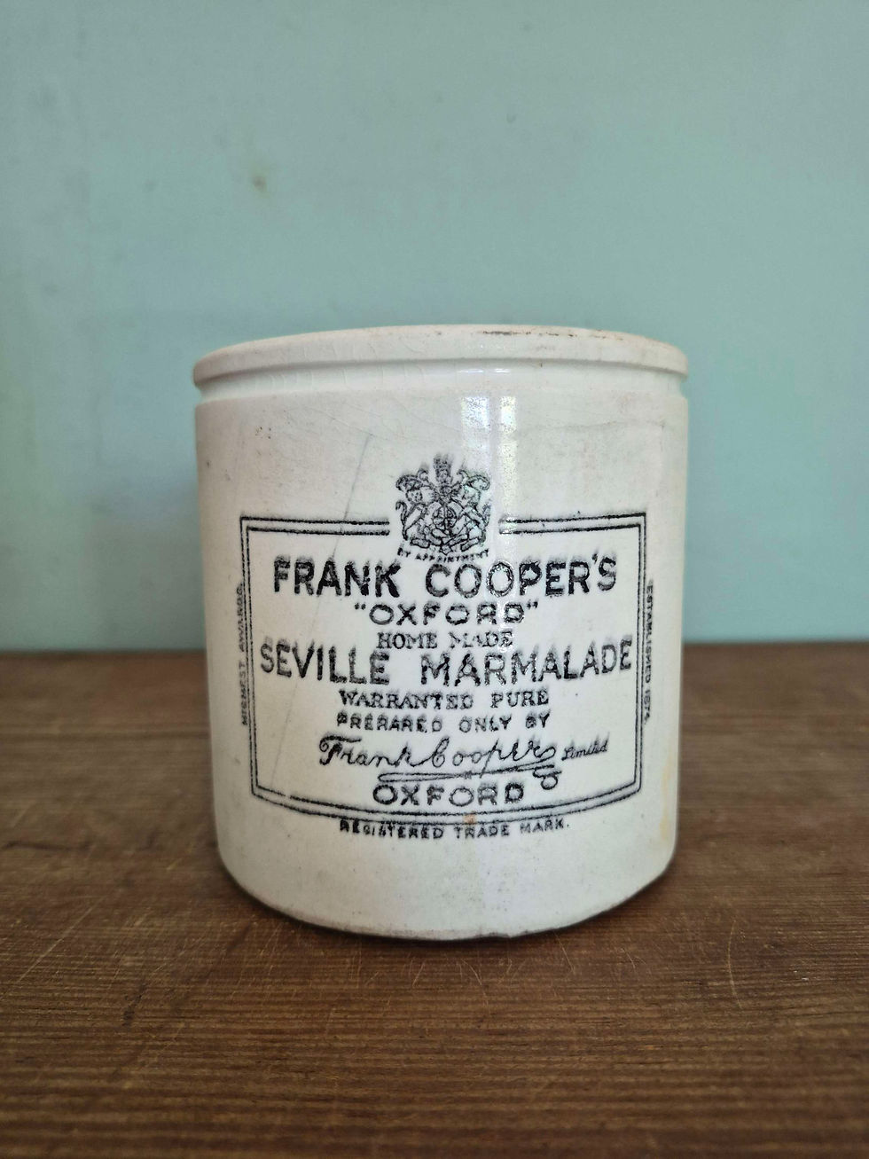 Thumbnail: Antique Frank Cooper 2lb Pot
