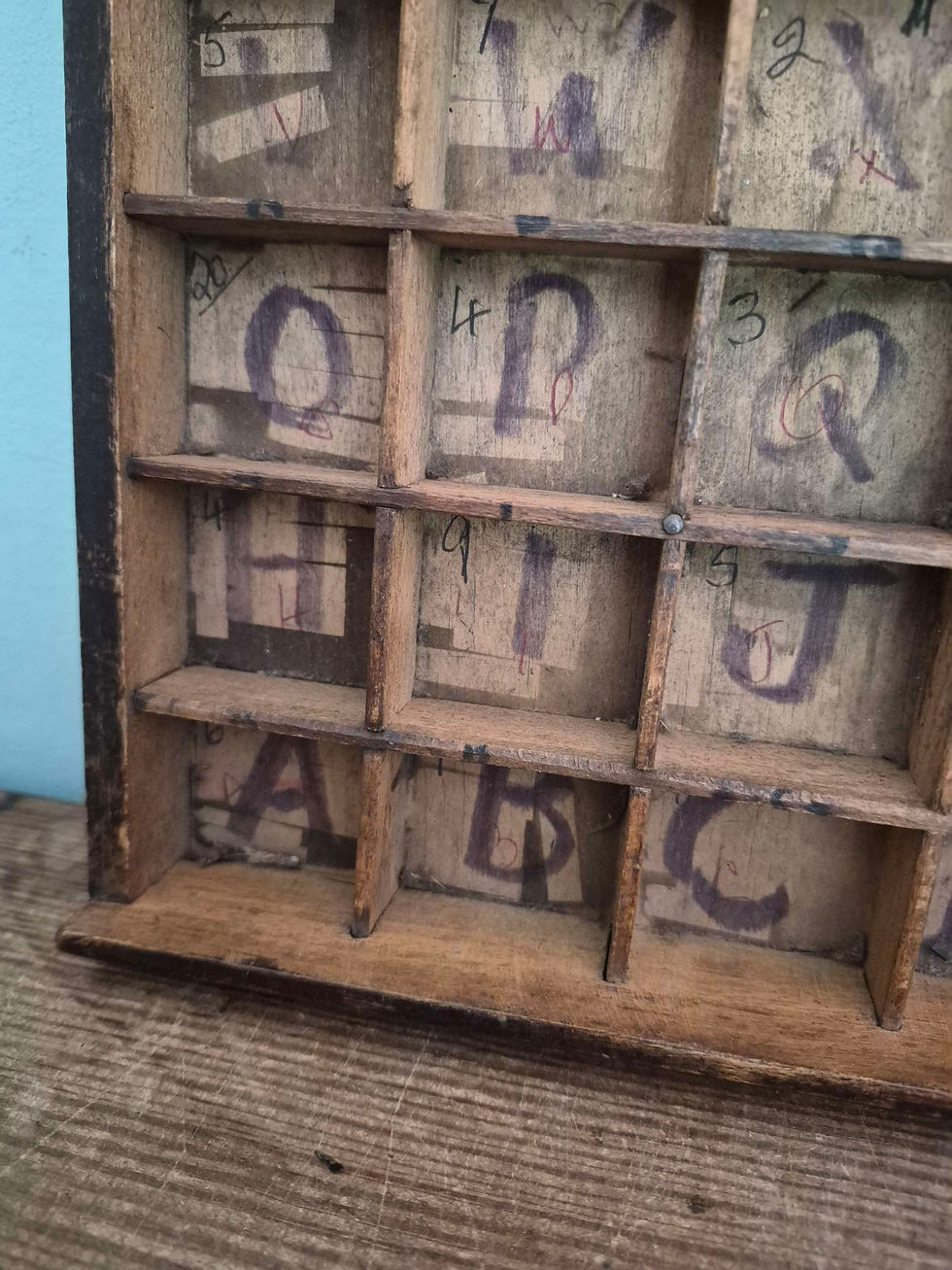 Thumbnail: Vintage Printers Tray