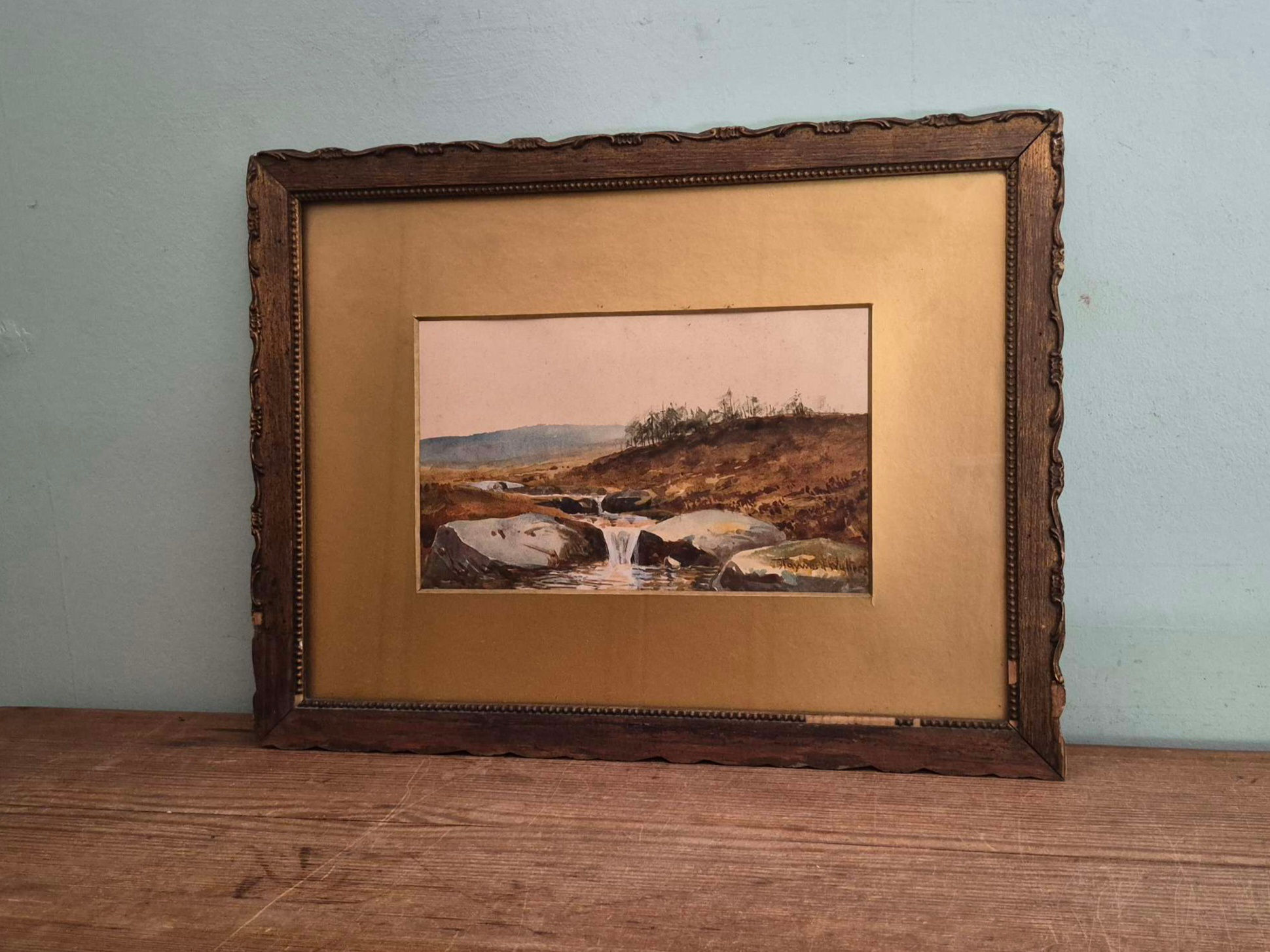Antique Signed Watercolour