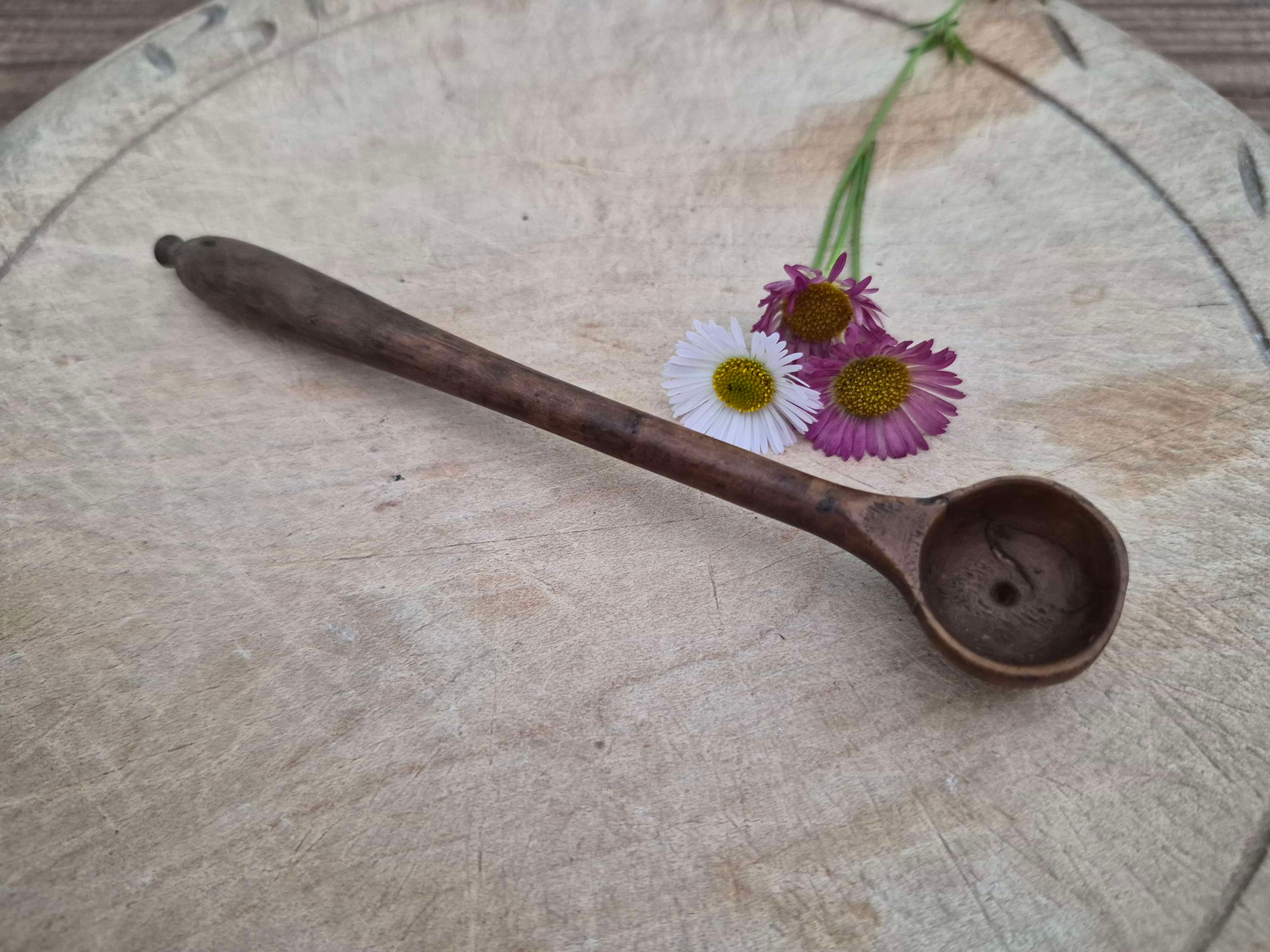 Treen Honey Spoon