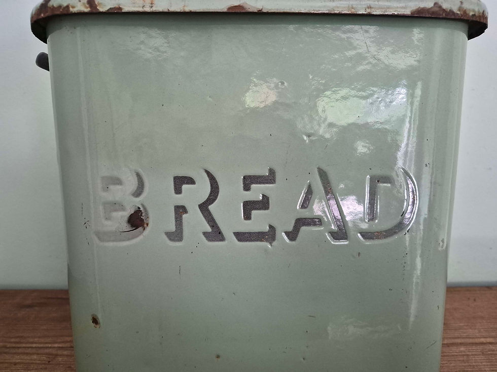 Thumbnail: Vintage Enamel Bread Bin