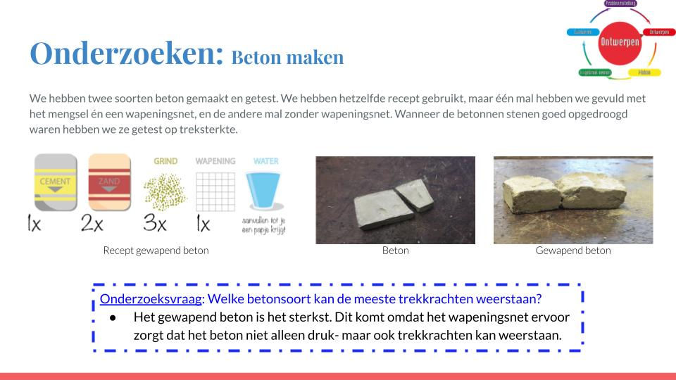 3 onderzoeken beton maken