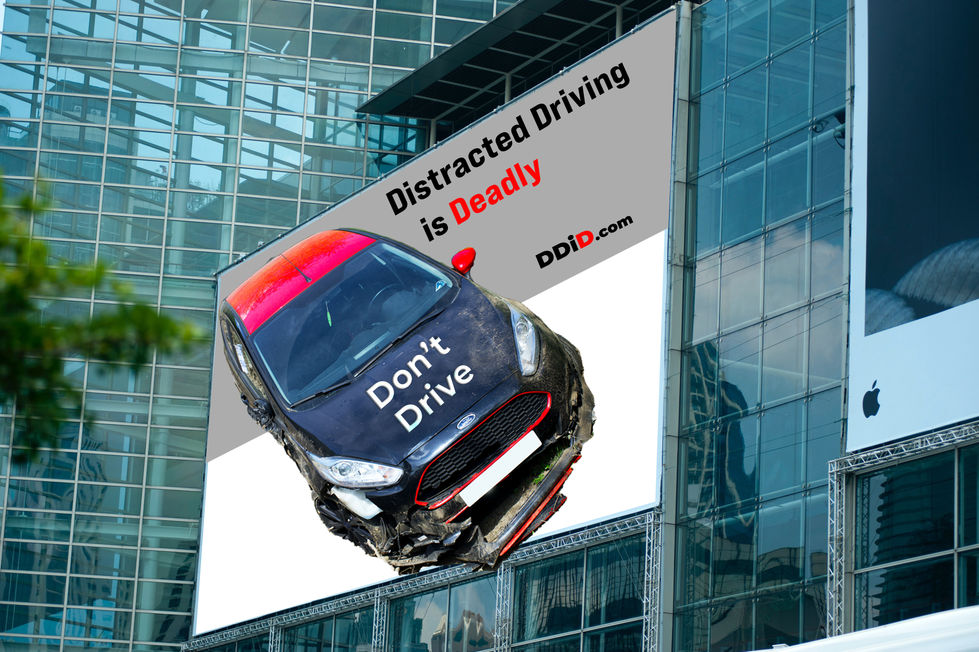 Distracted Driving is Deadly City Billboard