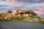 Twilight photo of home on hill in Ramona
