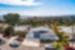 Drone photo of a house in Bay PArk overlooking Mission Bay