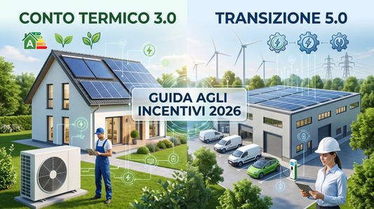 Conto Termico 3.0 et Transition 5.0 : Guide des incitations jusqu'en 2026 et de leur fonctionnement