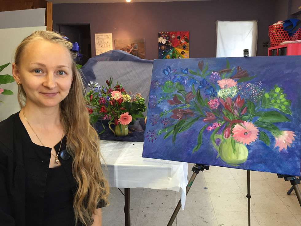 Thumbnail: Painting Live Flowers (3 hours)