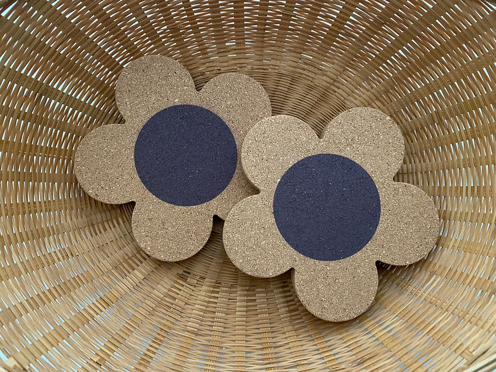 Thumbnail: Flower Cork Coasters