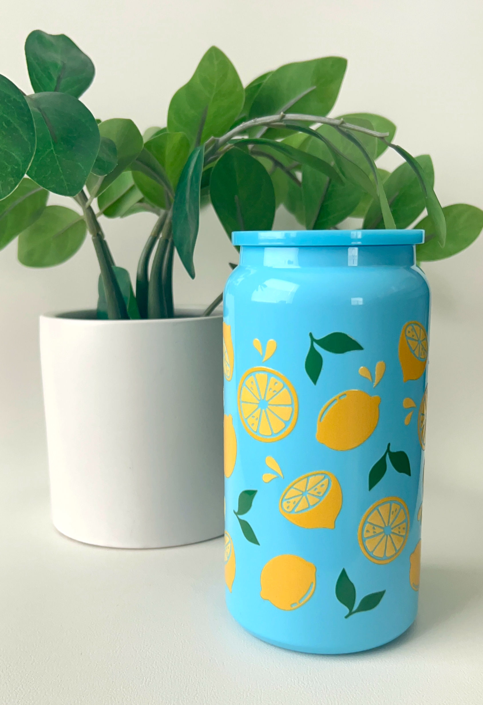 Sweet Lemon Escape – 16 oz Stainless Steel Cup