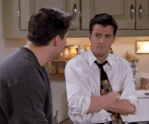 joey chandler laughing friends funny gif