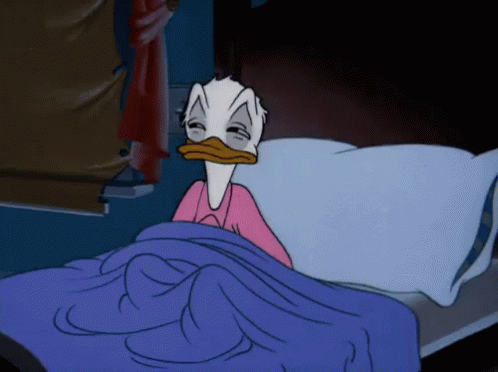 donald duck sleep gif disney cartoon