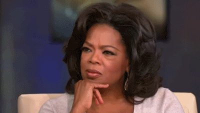 thinking oprah gif