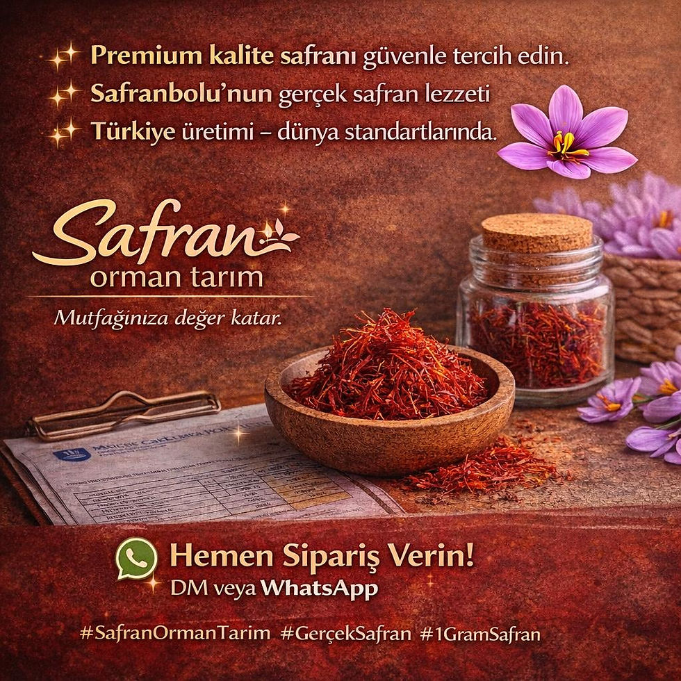 Küçük resim: Safranbolu Safranı 3gr - Laboratuvar Analizli - Yeni Hasat