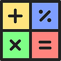 percentage calculator icon for online tool