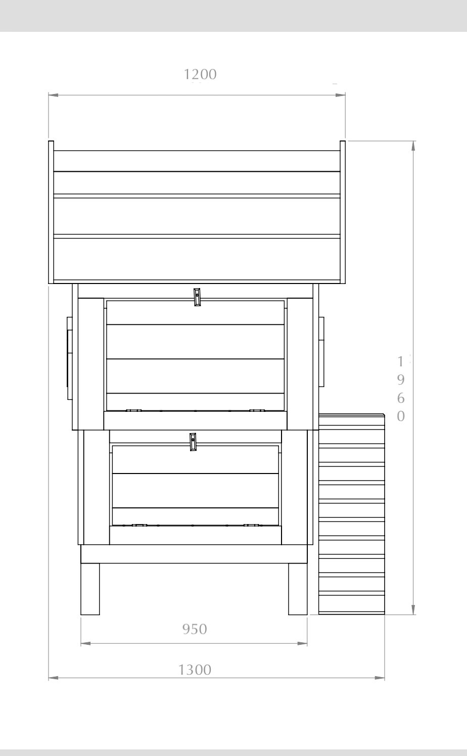 Miniature : Poulailler - Hortum Chêne Classique