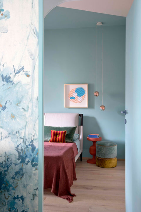 Progetto camera da letto elegante interior design Torino
