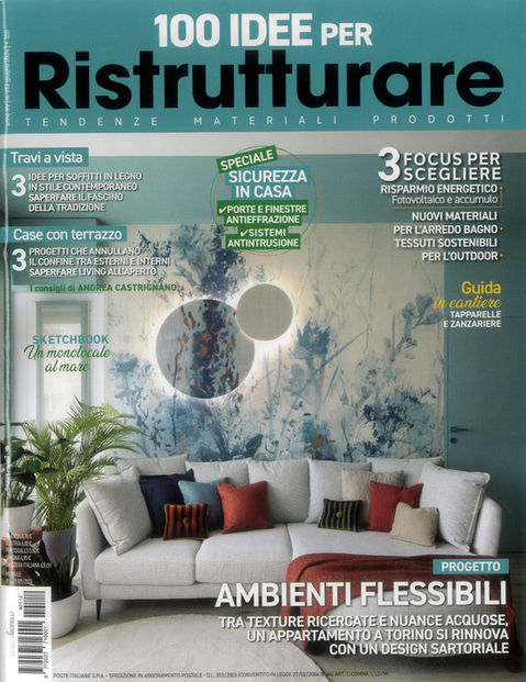 Copertina di 100 idee per ristrutturare interior design blu.