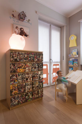 Camera bambini con bagno privato ristrutturazione appartamento Torino

